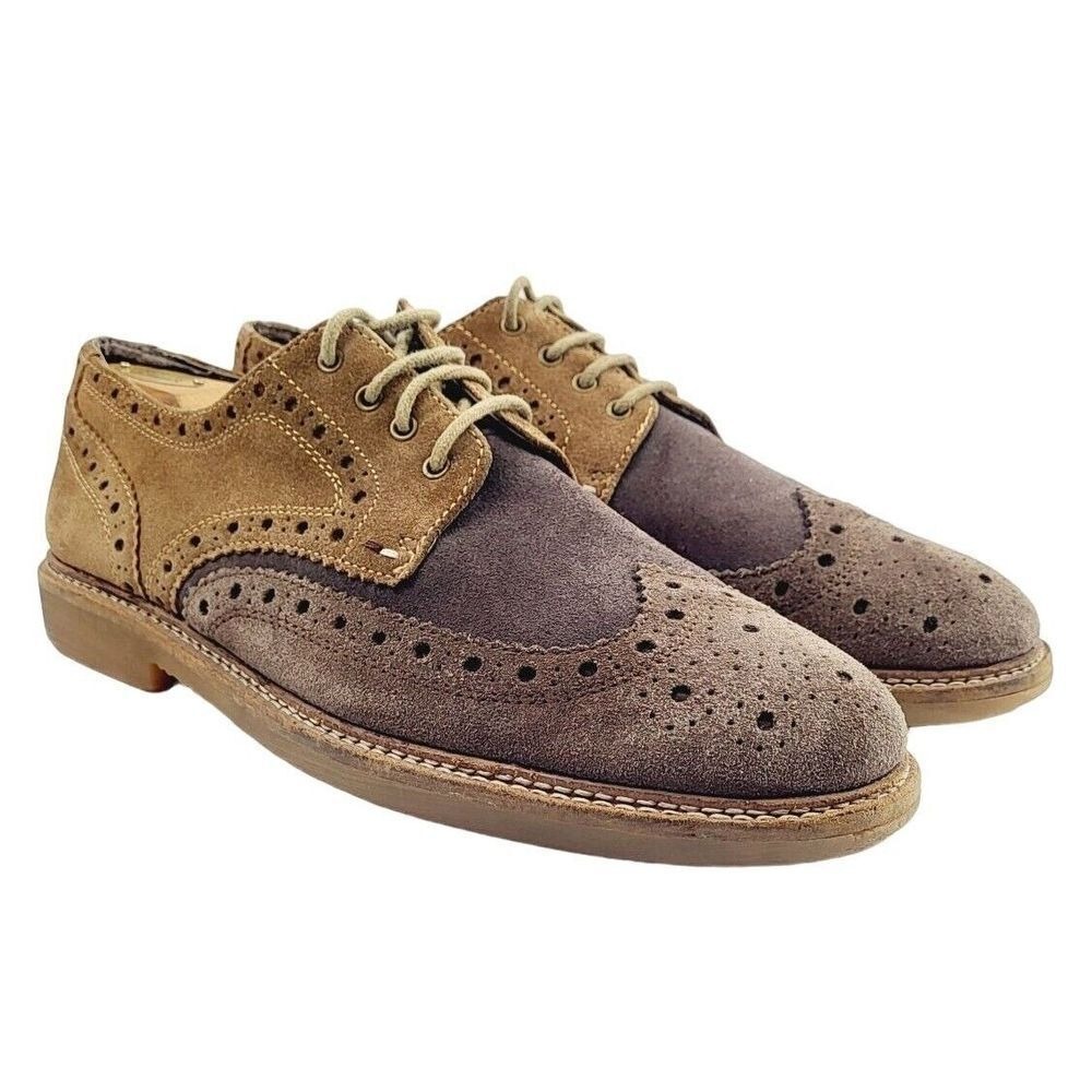 ALDO Suede Tri Colored Wingtip Oxford - Size‎ 10.5